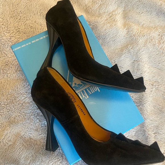 John Fluevog Neptune Queen of the Skies Dragon Heels - Picture 3 of 14